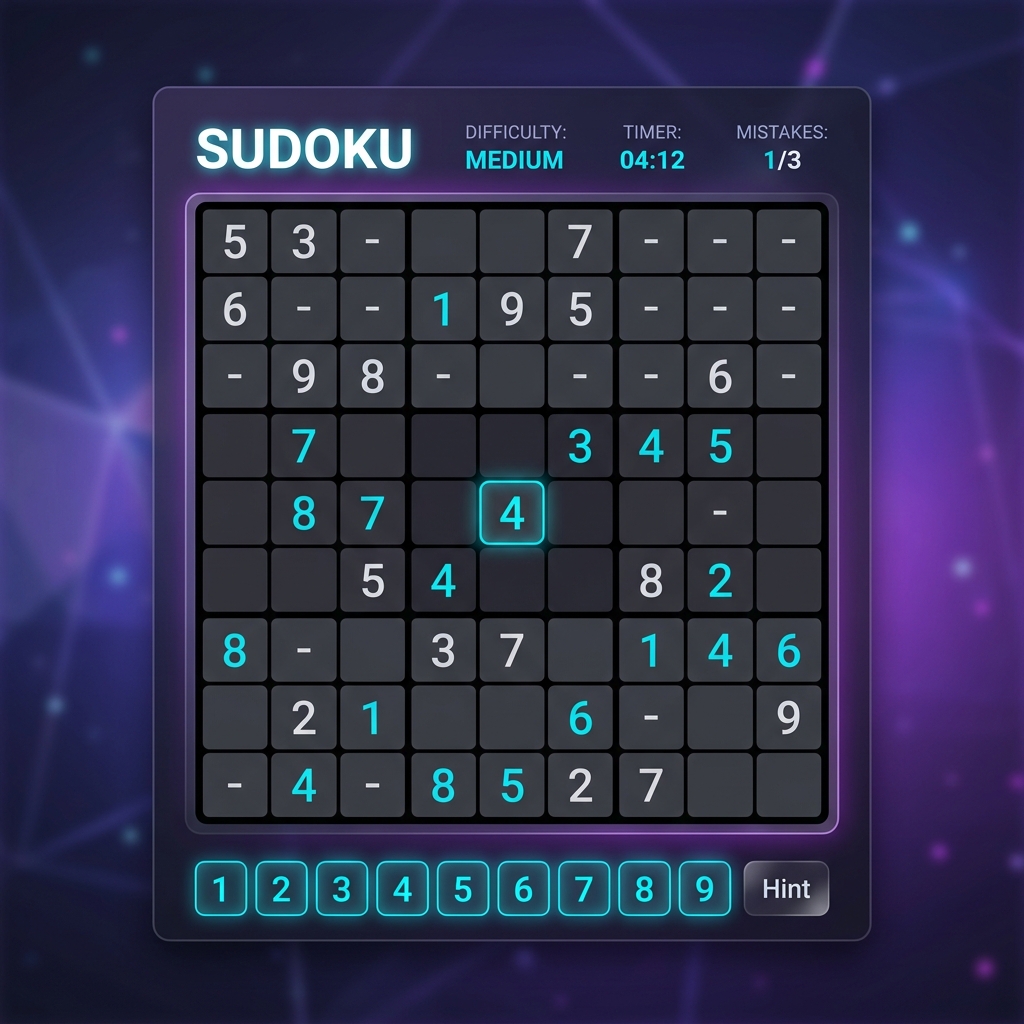 Sudoku game preview