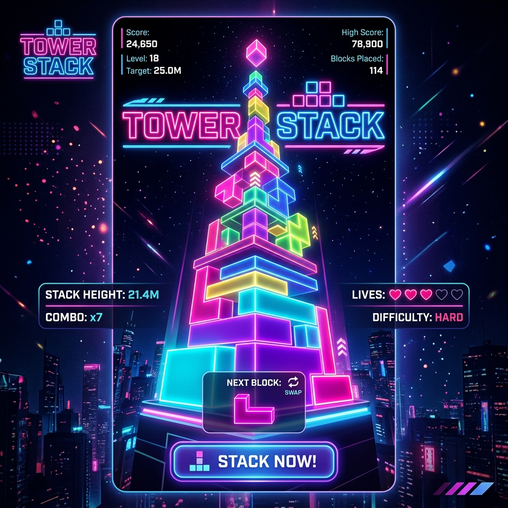 Tower Stack game preview