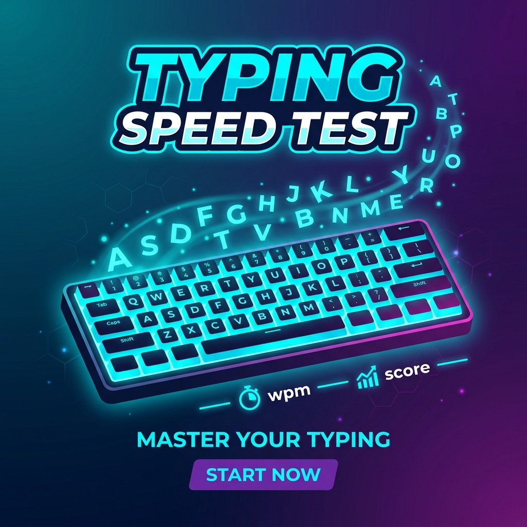 Typing Speed Test game preview